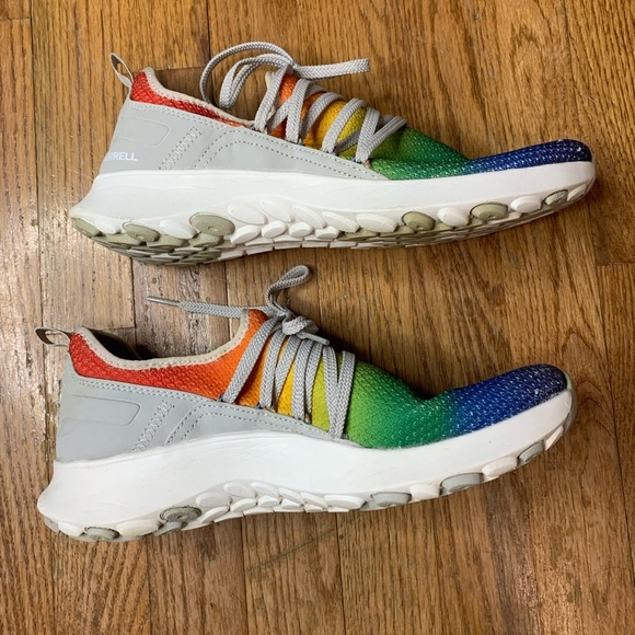 Merrell Women's Cloud Knit J004014 Rainbow Pride Sneakers US 10 Walking - Picture 6 of 12